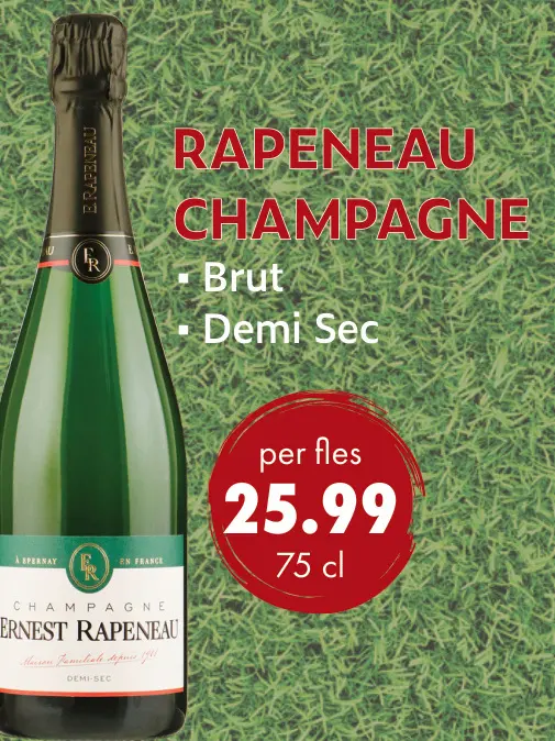 Aanbieding: Rapeneau champagne