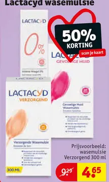 Aanbieding: Lactacyd wasemulsie 