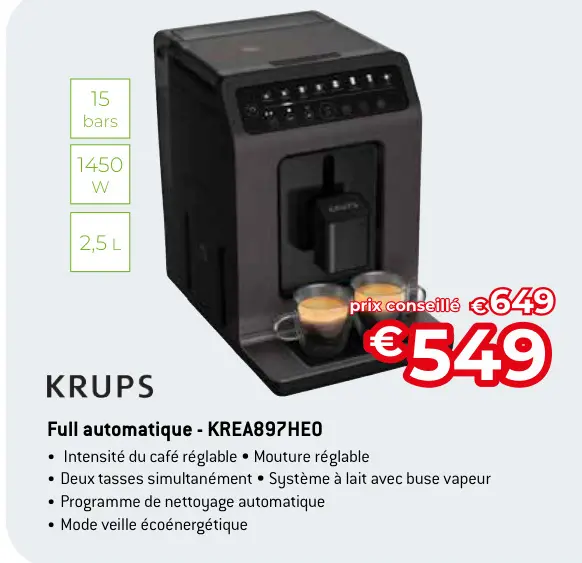 Offre: Full automatique - KREA897HEO