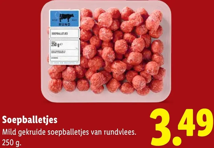 Aanbieding: Soepballetjes