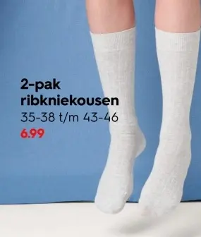 Aanbieding: ribkniekousen