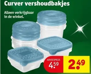 Promotie: vershoudbakjes