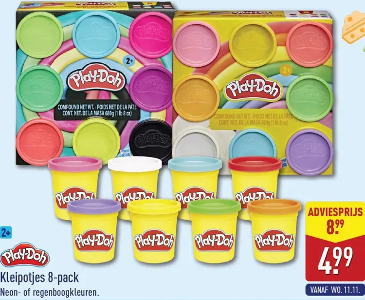 Aanbieding: Kleipotjes 8-pack