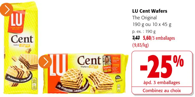 Offre: Cent Wafers Original