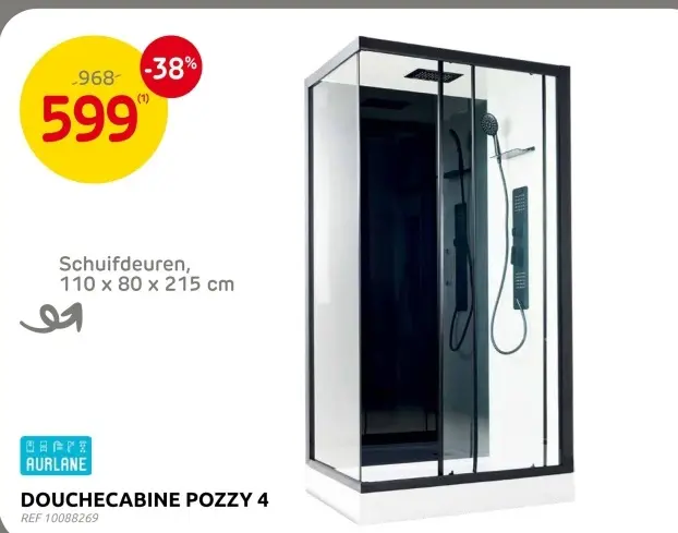 Promotie: Douchecabine pozzy 4