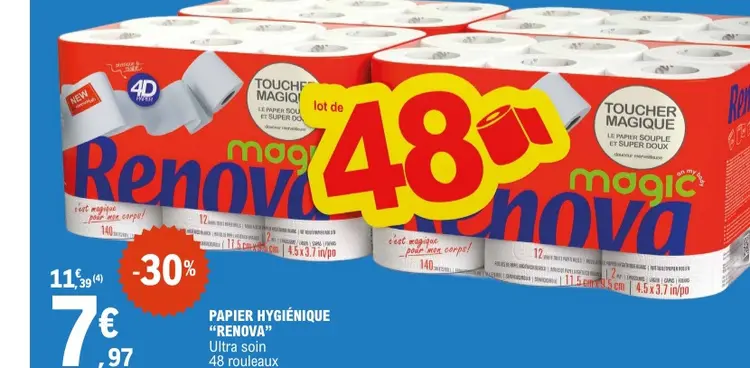 Offre: Papier hygiénique