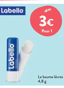 Offre: Le baume lèvres