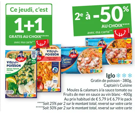 Offre: Snacks surgelés