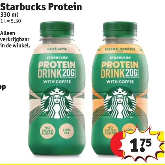 Promotie: Starbucks Protein
