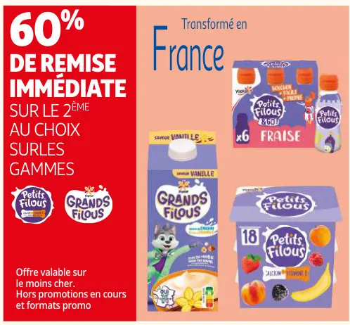 Promotie: Petits Filous / Grands Filous