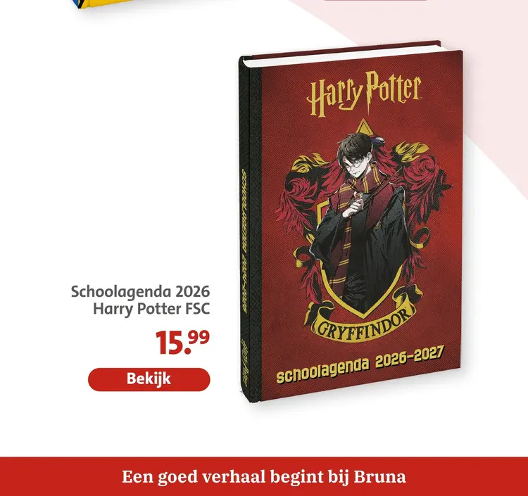 Aanbieding: Schoolagenda Harry Potter FSC