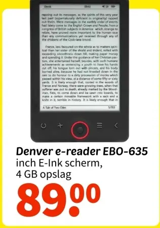 Aanbieding: e-reader EBO-635