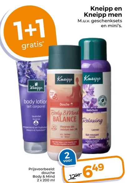 Aanbieding: Kneipp en Kneipp men