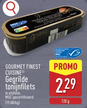 Promotie: Gegrilde tonijnfilets