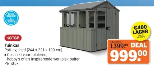 Aanbieding: Tuinkas