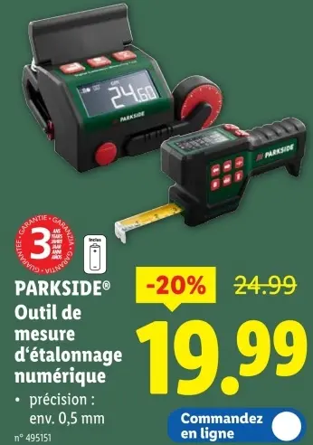 Offre: Outil de mesure d'étalonnage numérique