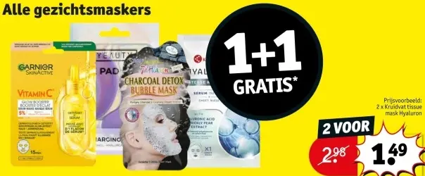 Promotie: Alle gezichtsmaskers