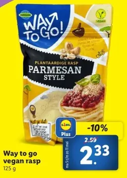 Aanbieding: Way to go vegan rasp