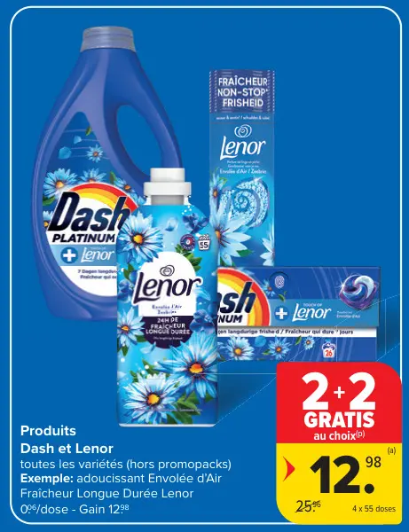 Offre: Dash et Lenor