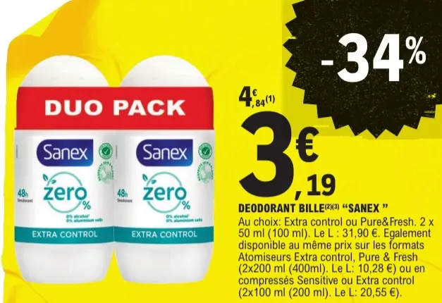 Aanbieding: Deodorant bille