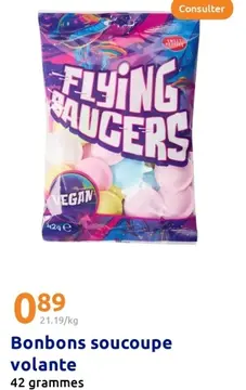 Offre: Bonbons soucoupe volante