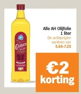 Aanbieding: Alle AH Olijfolie 1 liter