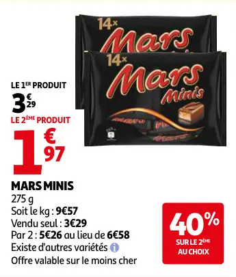 Offre: Mars minis