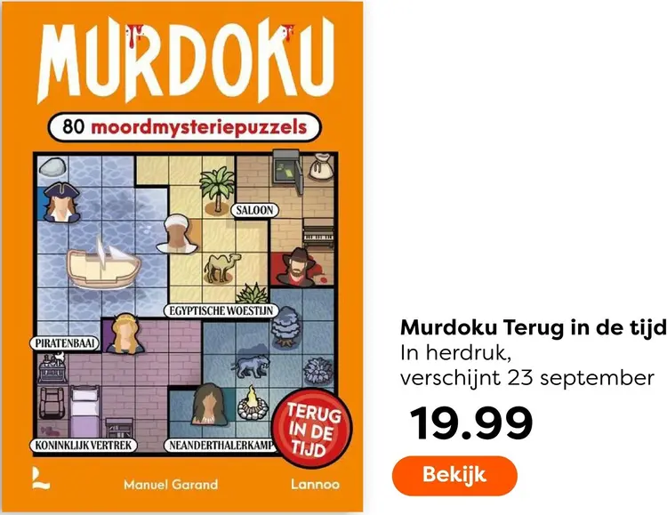 Aanbieding: Lannoo Murdoku Terug in de tijd