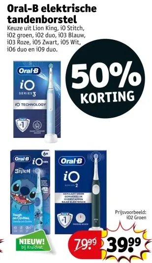 Promotie: Oral-B iO tandenborstel
