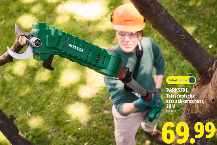 Promotie: PARKSIDE Telescopische accutakkenschaar, 20 V