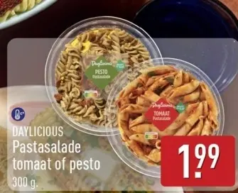Aanbieding: Pastasalade tomaat of pesto