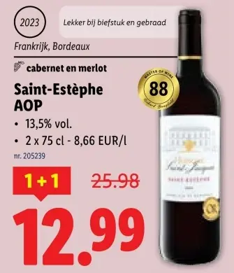 Aanbieding: Saint-Estèphe AOP