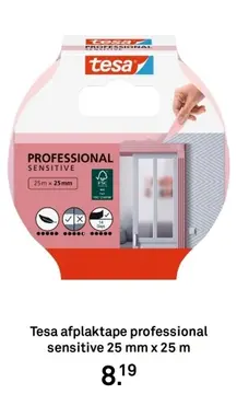 Aanbieding: Tesa afplaktape professional sensitive