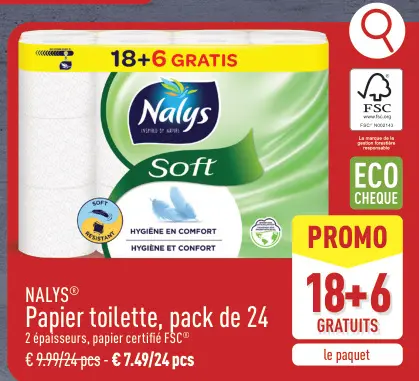 Offre: Papier toilette