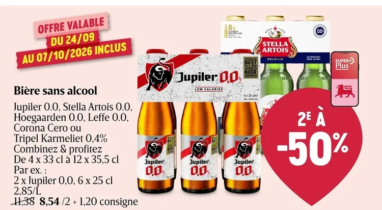 Offre: Bière sans alcool