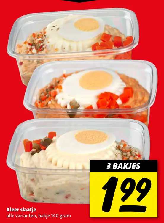 Aanbieding: Kleer slaatje