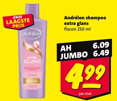 Aanbieding: Shampoo extra glans