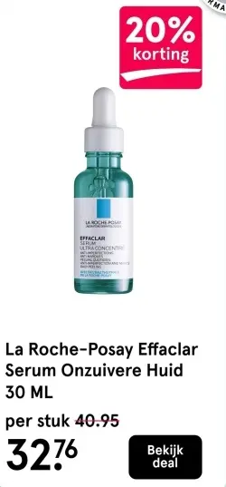 Aanbieding: Effaclar Serum Onzuivere Huid