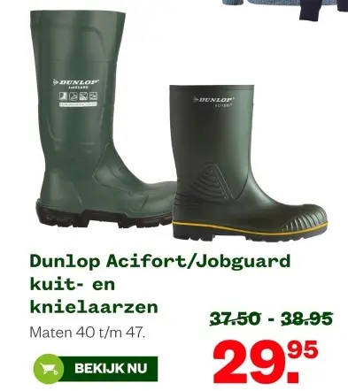 Aanbieding: Acifort/Jobguard kuit- en knielaarzen