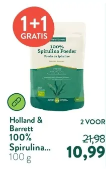 Aanbieding: 100% Spirulina Poeder