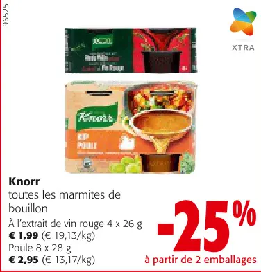 Offre: toutes les marmites de bouillon