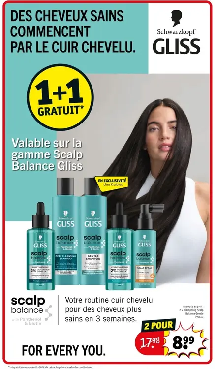 Offre: La gamme Scalp Balance Gliss