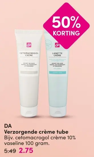 Aanbieding: Verzorgende crème tube