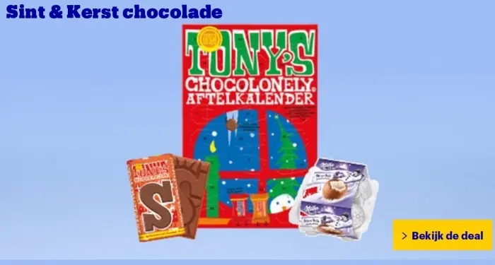 Aanbieding: Sint & Kerst chocolade