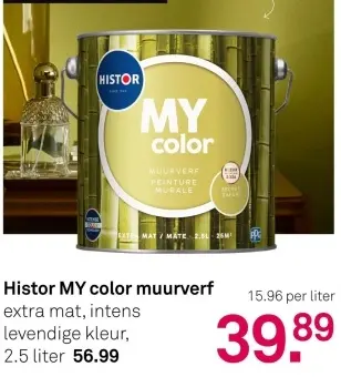 Aanbieding: MY color muurverf