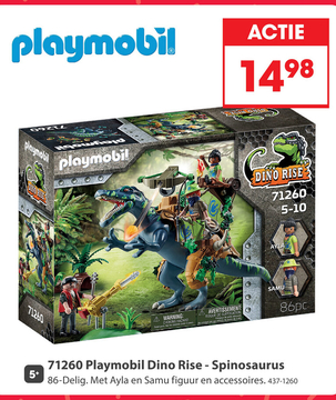 Aanbieding: Playmobil Dino Rise 71260 Spinosaurus