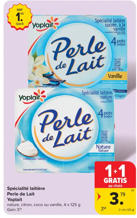 Offre: Perle de Lait