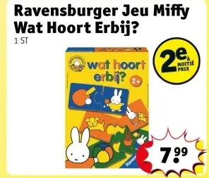 Offre: Jeu Miffy Wat Hoort Erbij?
