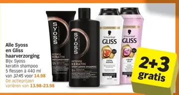 Aanbieding: Alle Syoss en Gliss haarverzorging