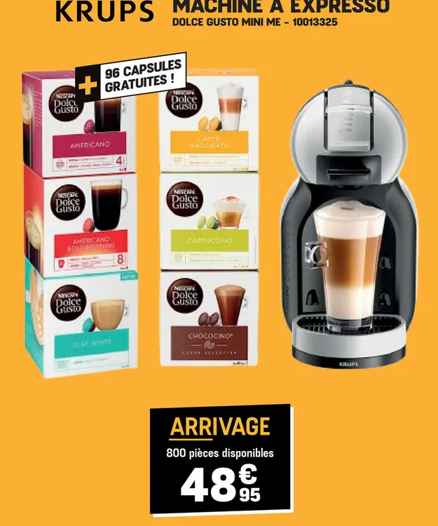 Offre: Machine a expresso Dolce Gusto mini me